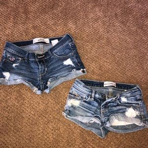 Hollister/ Abercrombie jean shorts
